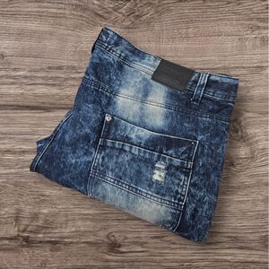 Southpole Jeans Size 48‎ Blue Straight Leg Distressed Acid Wash Hip Hop Y2K VTG